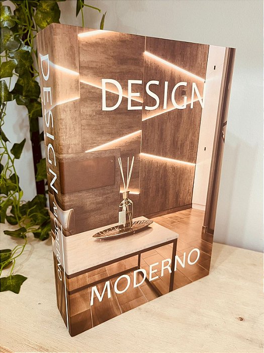 Livro Caixa 29x20 "Design moderno"