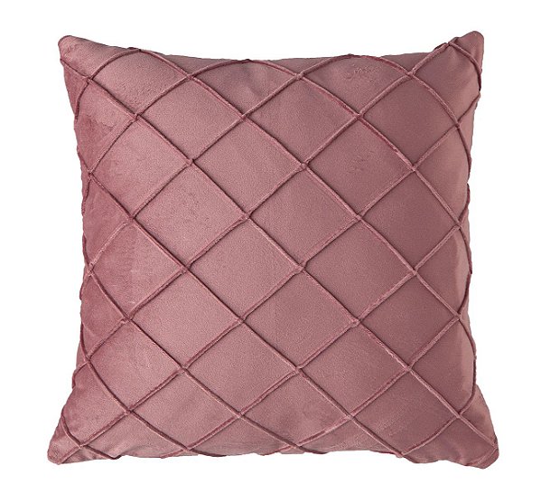 CAPA DE ALMOFADA CANTONE 040X040CM ROSA QUEIMADO