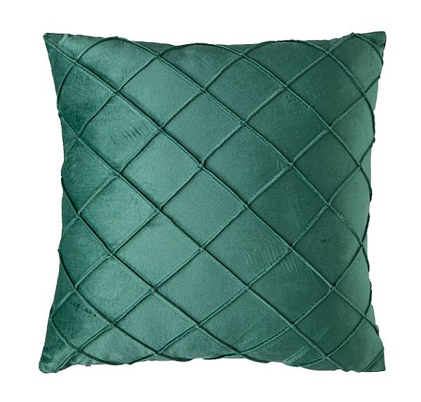 CAPA DE ALMOFADA CANTONE 040X040CM VERDE ESCURO