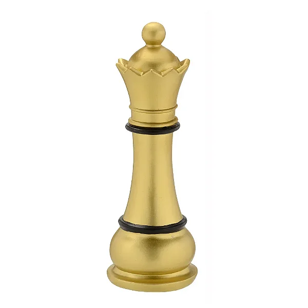 RAINHA DECORATIVA DOURADA