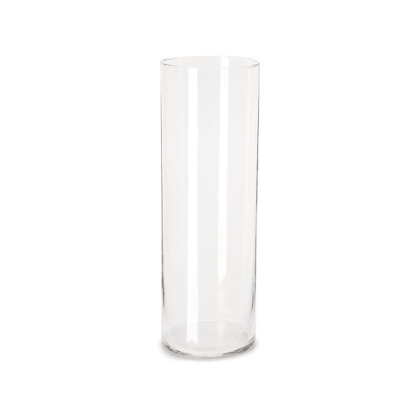 VASO EM VIDRO TUBULAR 62cm