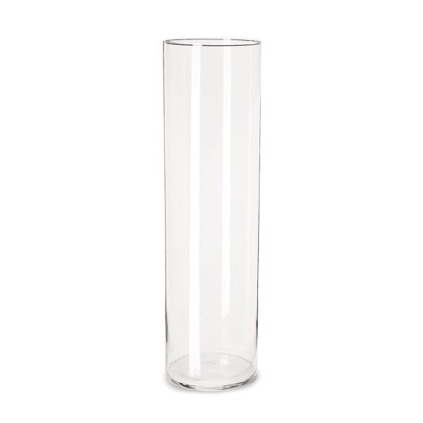 VASO EM VIDRO TUBULAR 75cm