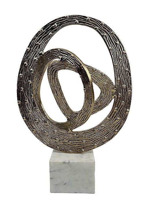 Escultura Elo de Ouro