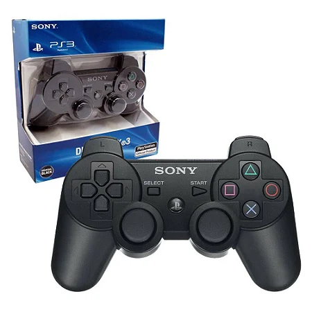 CONTROLE PLAYSTATION 3 + CABO DE BRINDE - PRIMEIRA LINHA
