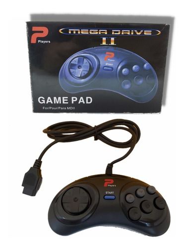 Controle Para Mega Drive 2 Game Pad Players Com Caixa