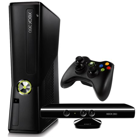 Xbox 360 Slim ou Super Slim + Kinect + HD com + 60 jogos digitais - Nelson  Games