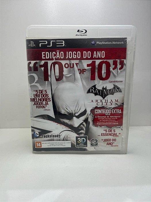 Jogo Batman Arkham City Game Of The Year Edition Ps3