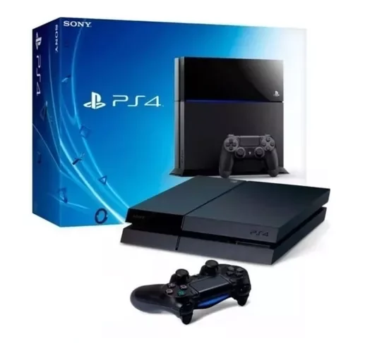 PlayStation 4 Fat 500GB - HEN GOLD + Jogos na Memória