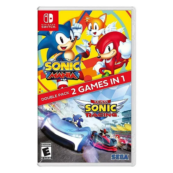 Sonic Mania + Team Sonic Racing - Nintendo Switch (Usado)