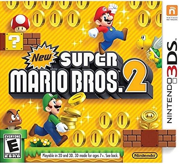 New Super Mario Bros. 2 - Nintendo 3DS (Capa Refeita)