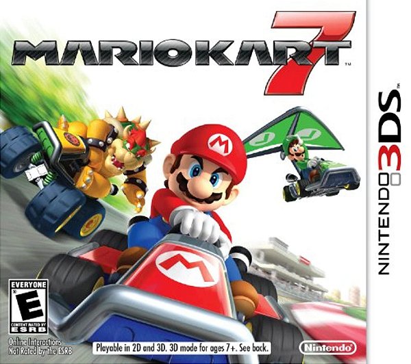Mario Kart 7 - Nintendo 3DS (Capa Refeita)
