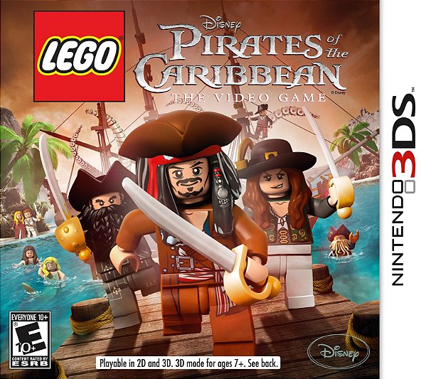 Lego Piratas do Caribe - Nintendo 3DS (Usado)
