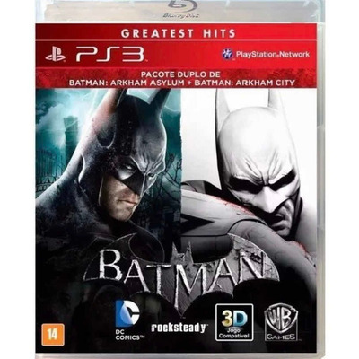 Pack Batman Arkham Asylum + Batman Arkham City - PlayStation 3 (Usado)