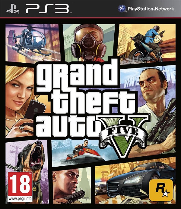 GTA V - Grand Theft Auto V - PlayStation 3 (Usado)