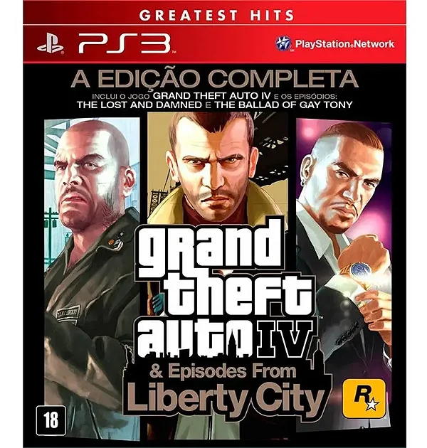 GTA IV - Grand Theft Auto IV & Episodes From Liberty City - PlayStation 3 (Usado)