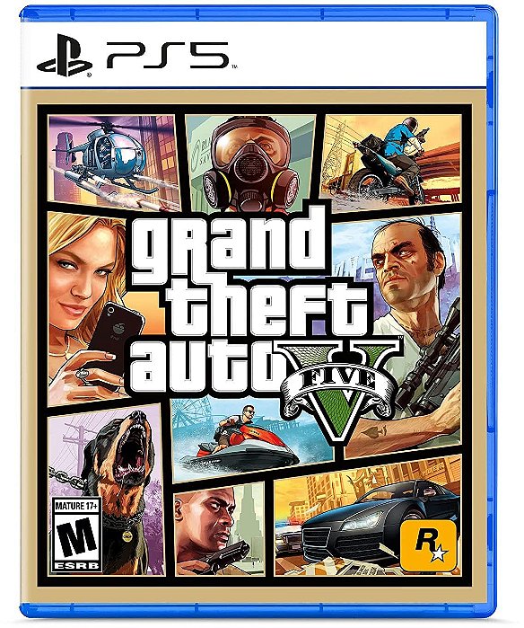 GTA V - Grand Theft Auto V - PlayStation 5 (Novo)