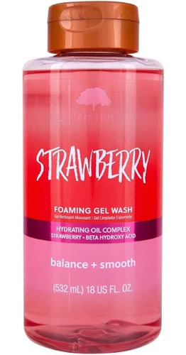 Strawberry Foaming Gel Wash Tree Hut - Sabonete Corporal 532ml