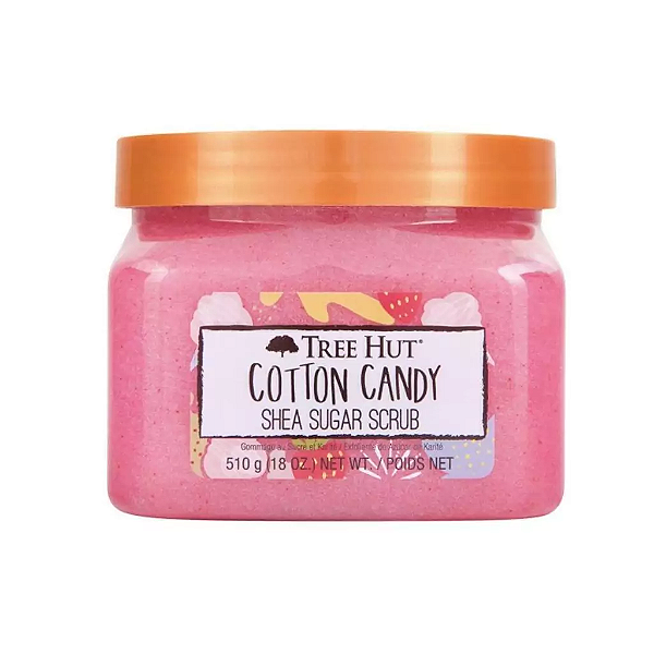 Esfoliante Corporal Cotton Candy shea sugar scrub-Tree Hut 510g
