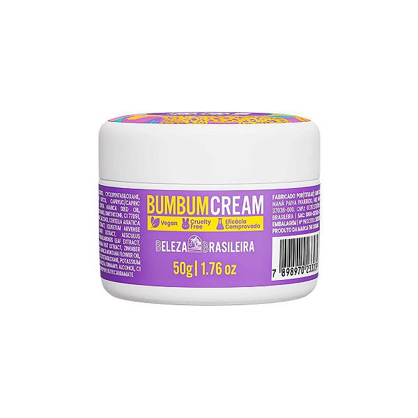 Bumbum Cream Mini Beleza Brasileira - Creme Corporal 50g