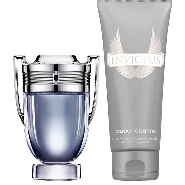 Kit Invictus Rabanne Masculino - Eau de Toilette 100ml + Shampoo 100ml