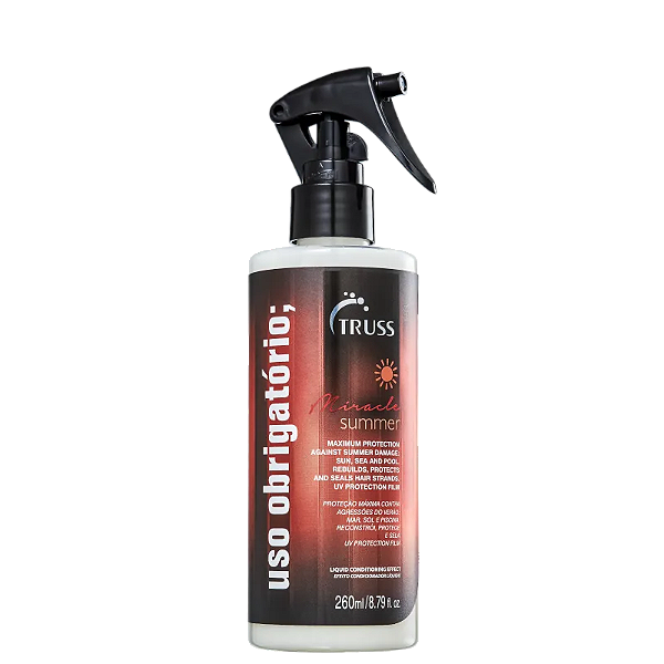 Tratamento Reconstrutor Uso Obrigatório Miracle Summer Truss - 260ml