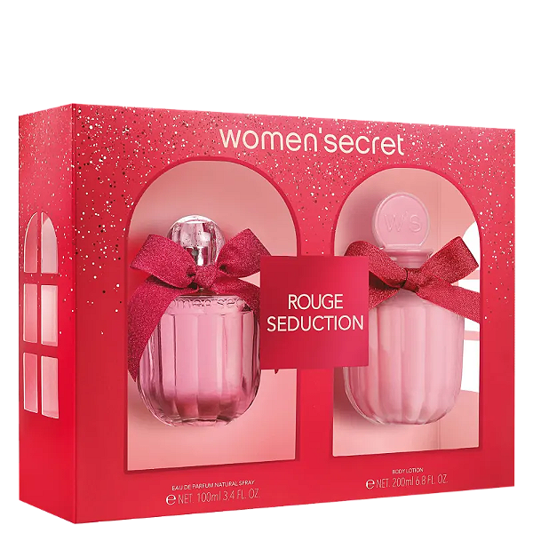 Kit Rouge Seduction Women’Secret Feminino - Eau de Parfum 100ml + Loção Corporal 200ml