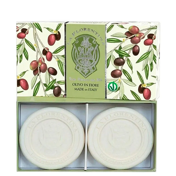 Sabonete Cx c/ 2 La Florentina Olive Flowers 115g