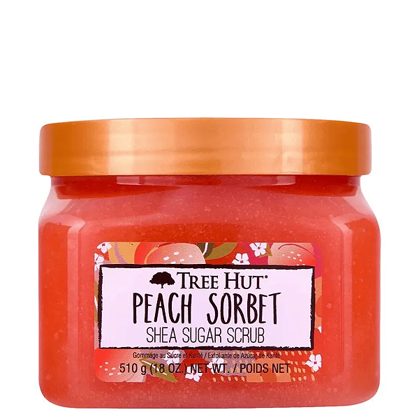 Esfoliante Corporal Tree Hut Peach Sorbet Shea Sugar Scrub 510g