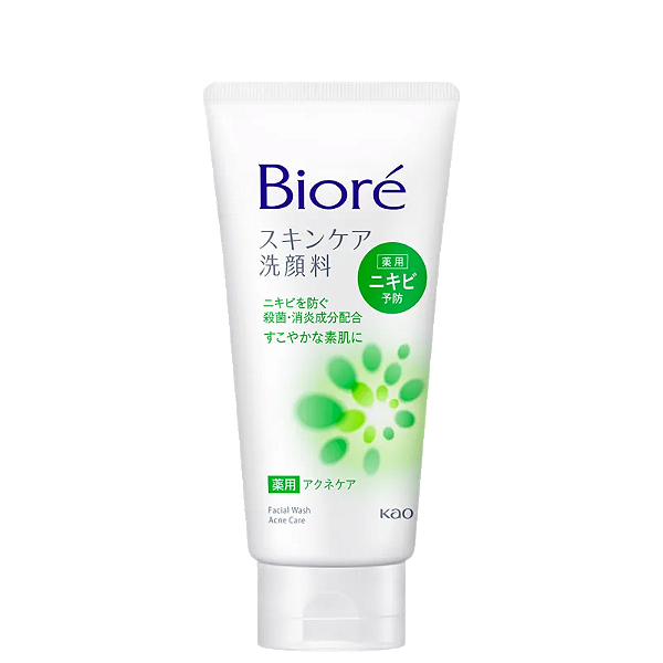 Sabonete de Limpeza Bioré Skincare Facial Wash Acne Care 130g