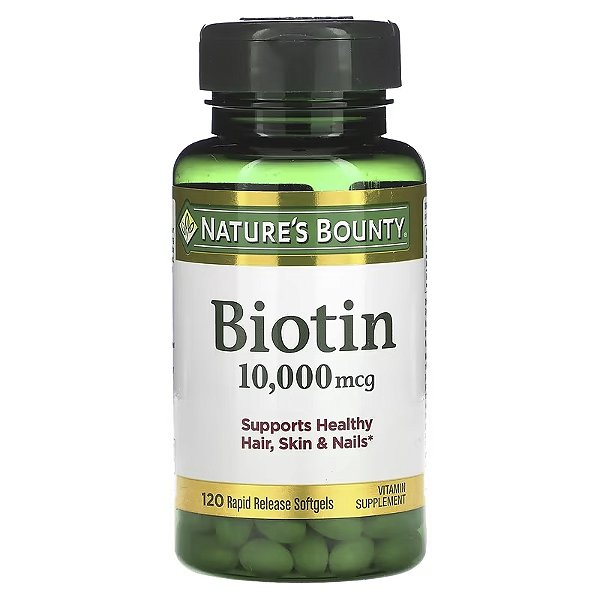 Biotin 10,000mcg Nature's Bounty 120 capsulas