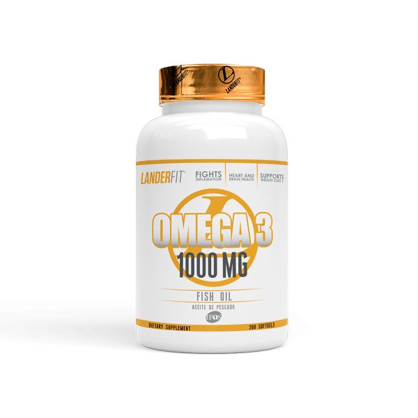 Omega 3 1000mg Landerfit 200 cápsulas