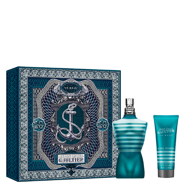 Kit Jean Paul Gaultier Le Male Eau de Toilette - Perfume Masculino 125ml + Gel de Banho 75ml