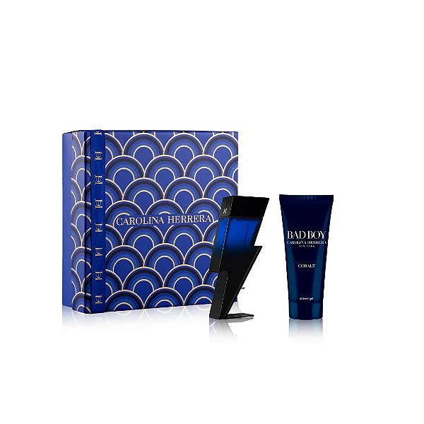 Kit Bad Boy Cobalt Elixir Carolina Herrera Eau de Toilette - Perfume Masculino 100ml