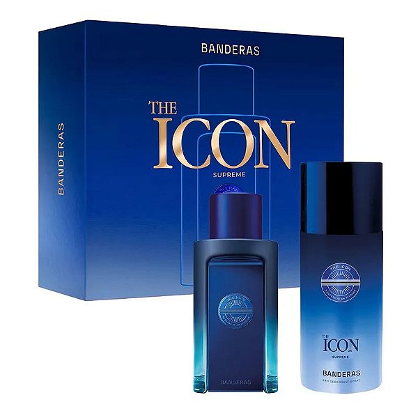Kit The Icon Supreme Banderas For Men Eau de Parfum 100ml + Desodorante 150ml