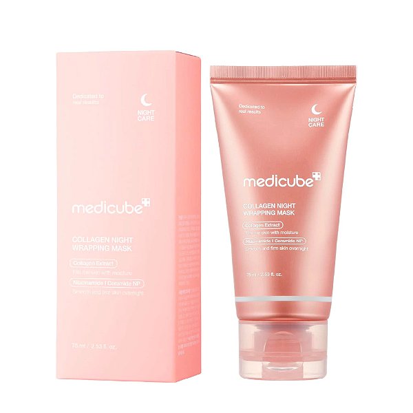 Máscara Noturna Facial Medicube Collagen Night Wrapping Mask 75ml