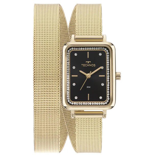 Relógio Technos Feminino Mini Dourado GL32AP/1P