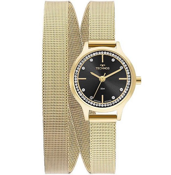 Relógio Technos Feminino Mini Dourado GL32AU/1P