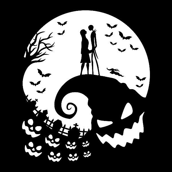Camiseta - Jack e Sally