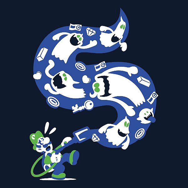Camiseta - Luigi's Mansion