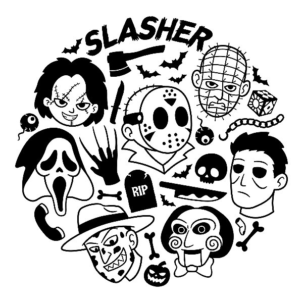 Camiseta - Mural Slasher