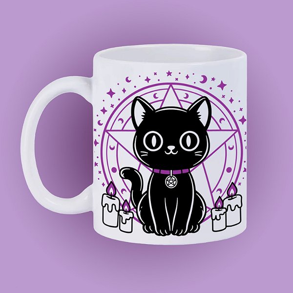 Caneca - Gato Pentagrama 2.0