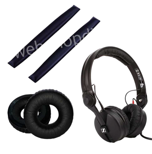 Kit de reposição Fone Sennheiser HD25 | Plus | Almofada | Headband
