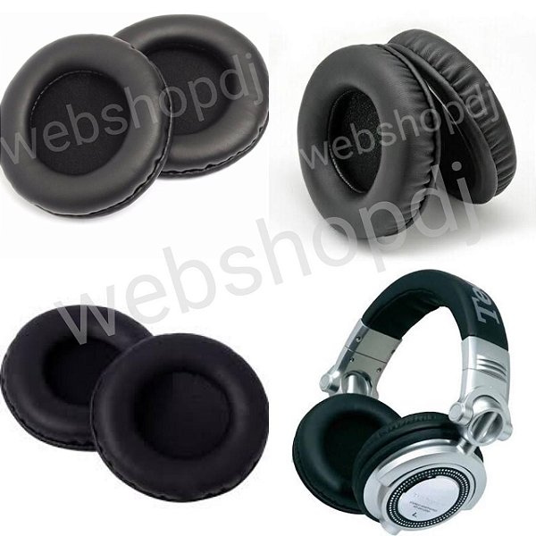 Ear Pad Technics DH-1200 (modelos maior) Black (almofada de reposição)  importado - webshopdj - Equipamentos e acessórios para DJs