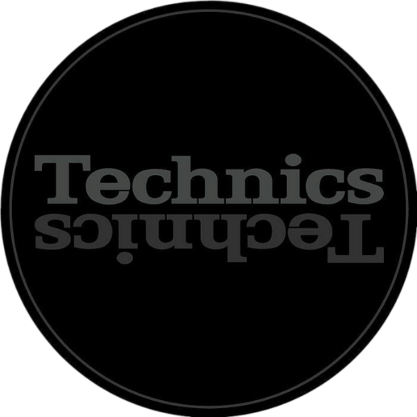 Slipmat Feltro Magma 12" Technics MK7 | Cinza & Preto | Unidade