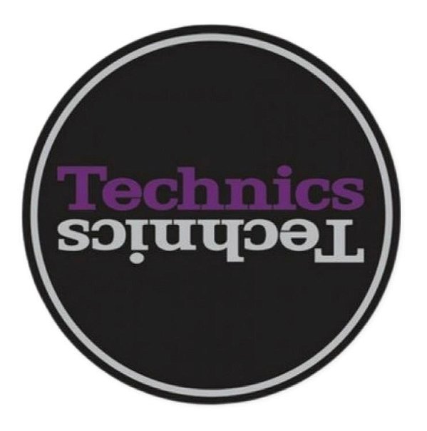 Slipmat Magma mod. Technics 12" (preto & roxo) UNIDADE