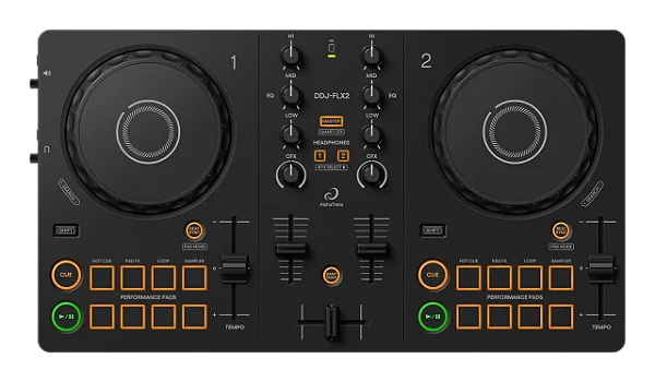 Controladora AlphaTheta DDJ FLX2 | Pioneer DJ (Serato DJ Lite / RecordBox)