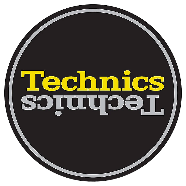 Slipmat Feltro Magma 12" Technics | Amarelo e Prata | Unidade