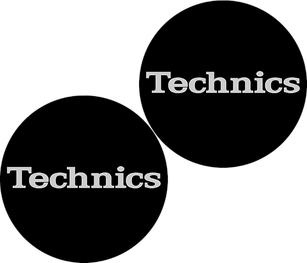 Slipmat Feltro Magma 12" Technics | Preto com a logo prata