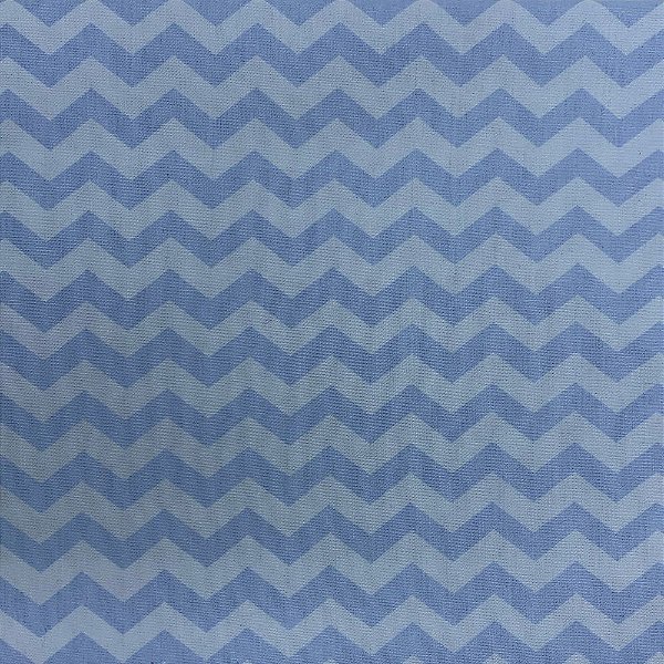 Tecido Tricoline 100% Algodão - Estampa Chevron - 50cmx1,40m