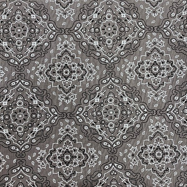 Tecido Tricoline 100% Algodão - Estampa Bandana  - 50cmx1,40m